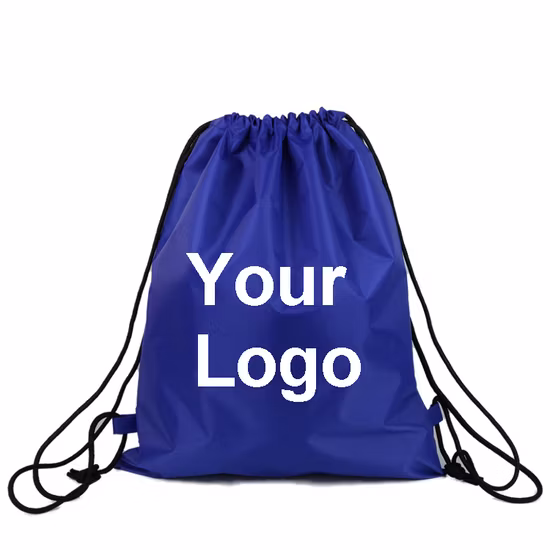 Large Capacity Waterproof Draw String Backpack Sport Travel Polyester Drawstring Basketball Bag 