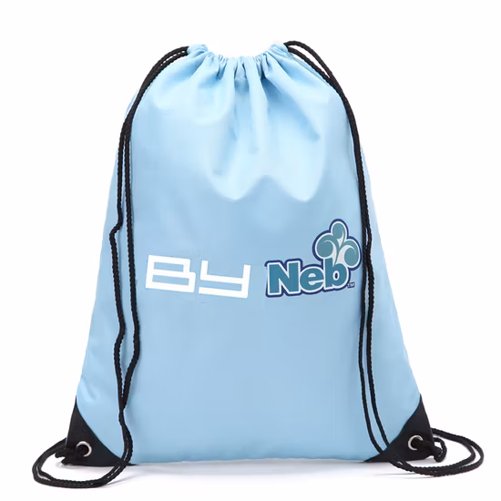 Custom Logo Printed Gift Oxford Double String Handbag Shoe Dust Drawstring Bag 