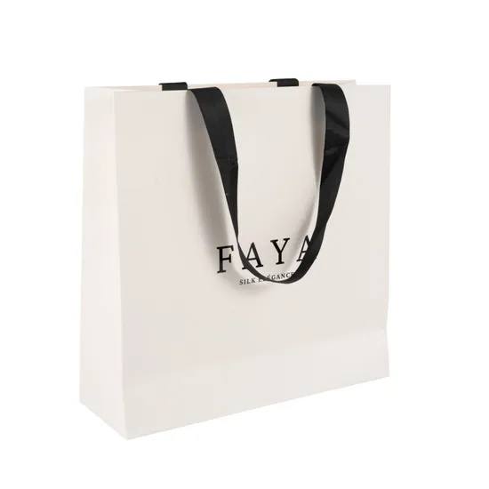 Wholesale Custom Colorful Printed Rectangular Candy Color Kraft Portable Paper Shopping Bags 