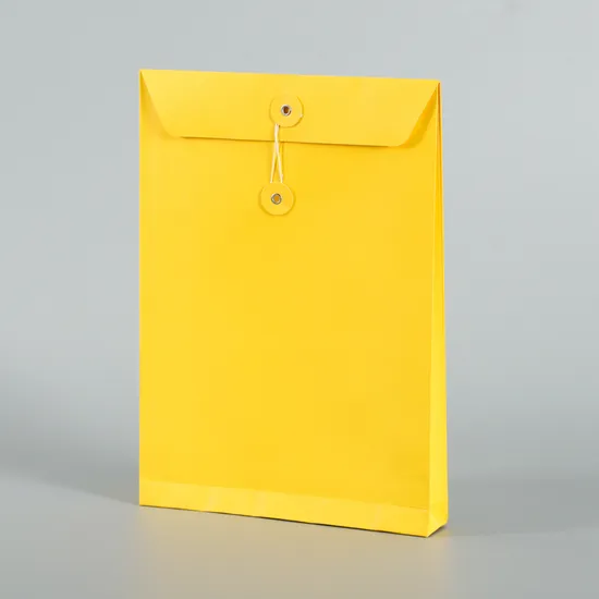 Custom Handmade Recycled Paper Envelope Clothes Packaging Bag with Logo Printing 
