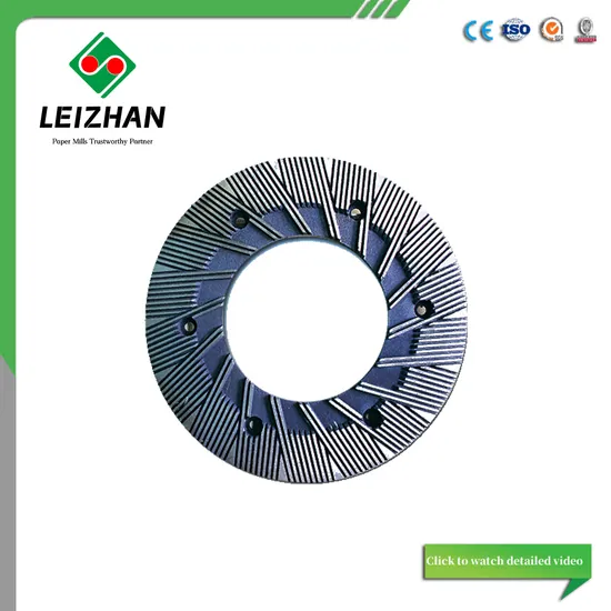 Welded Casting Alloy Steel Double Disc Refine Plate for Paper Pulp Making 