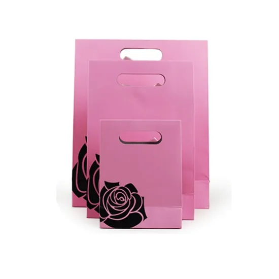 Wholesale Custom Holiday Paper Custom Logo Christmas Gift Bag 