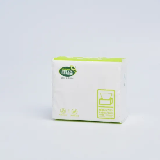 Premium Paper Tissue Napkins Customized Logo Disposable Restaurant Napkins Serviette Paper 