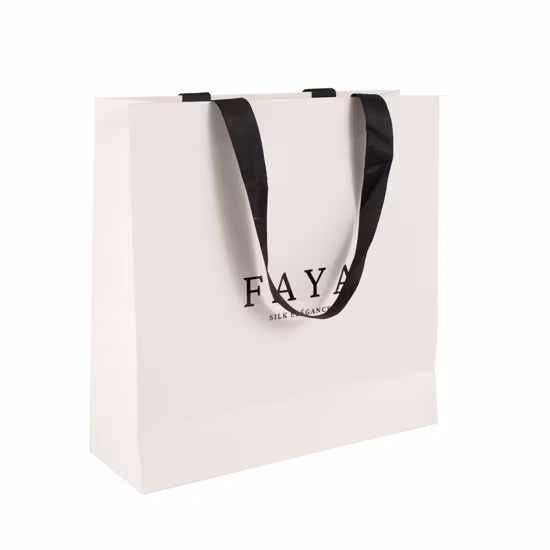 Custom Colorful Kraft Paper Shopping Bags for Retail 