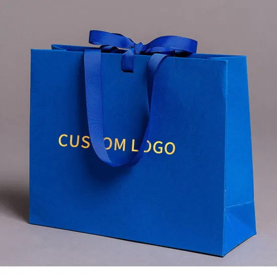 Colorful Portable Custom Shopping Gift Paper Bag with Logo for Packaging 