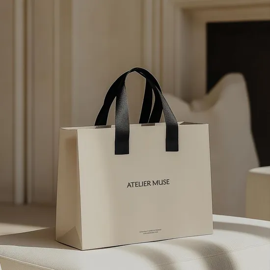 Birthday Wedding Valentine Paper Bag Luxury Personalized Pink Gift Bag 